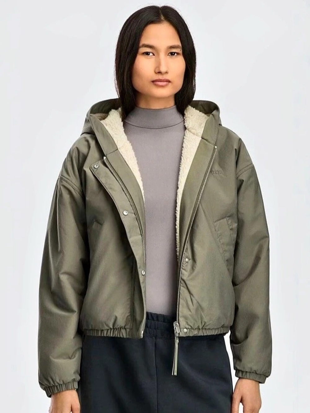 Canada Goose Alberni Reversible Bomber Reversible Bomber Green & Cream Size